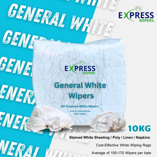 General White Wipers (10kg)