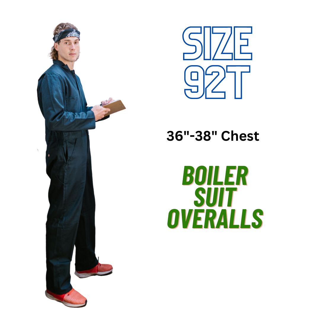 Flame Retardant Boiler Suit Overalls - Size 92T
