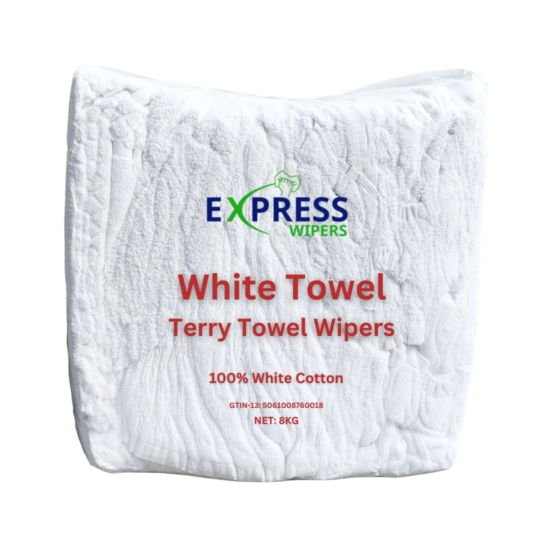 Premium White Terry Towel (8kg)