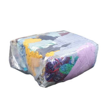 Mixed Coloured Cleaning Rags Wipers Cloths