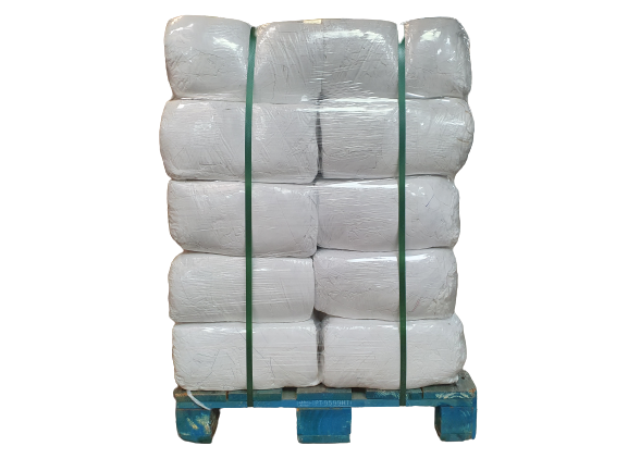White Terry Towel Cleaning Rags Pallet 10kg 300kg