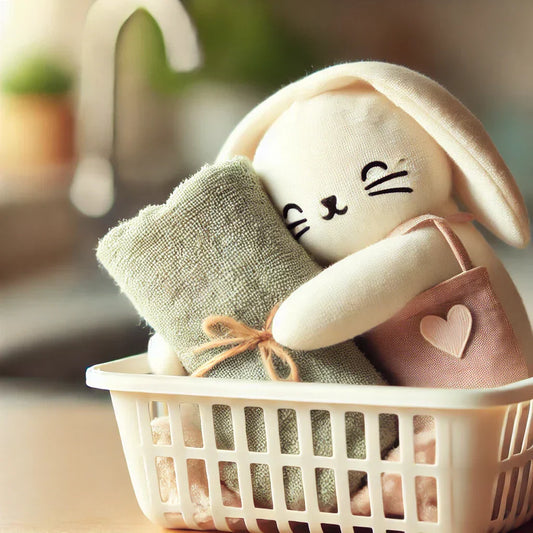 Caring for recycled cleaning rags