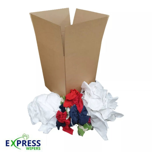 BUILD A BOX - 3kg - Cleaning Rags Wipers Wiping Cloths SELECT YOUR MIX OF GRADES
