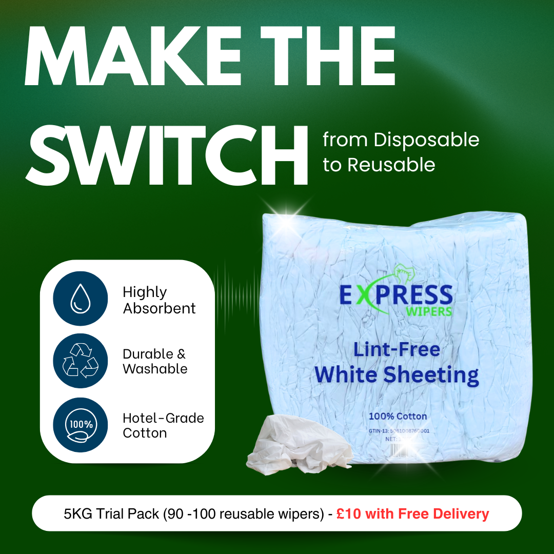 TRIAL PACK - Lint-Free White Sheeting (5kg) - FREE DELIVERY WITH CODE