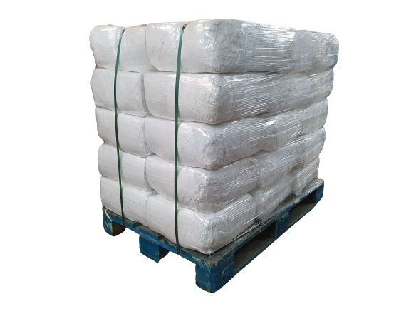Pallet of 30 bales White Sheeting Lint-Free 100% Cotton Cleaning Rags