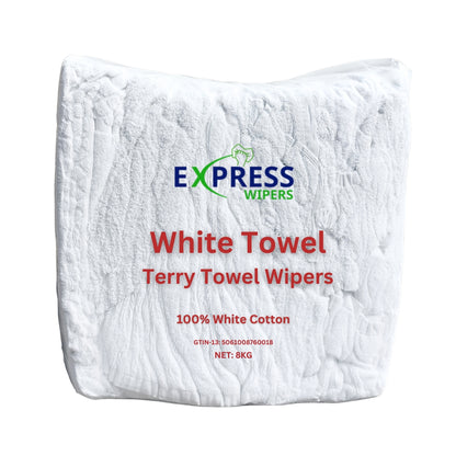 Premium White Terry Towel (8kg)