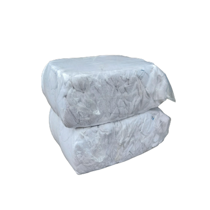 Double Pack - 2 x 8kg Bales of Premium White Terry Towel