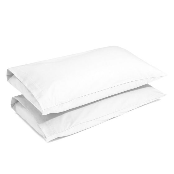2 x White Pillow Cases